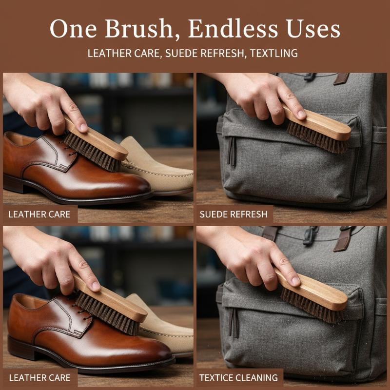 Spazzola per Scarpe in Legno c - Leather Shoe Polish recensione e prezzo