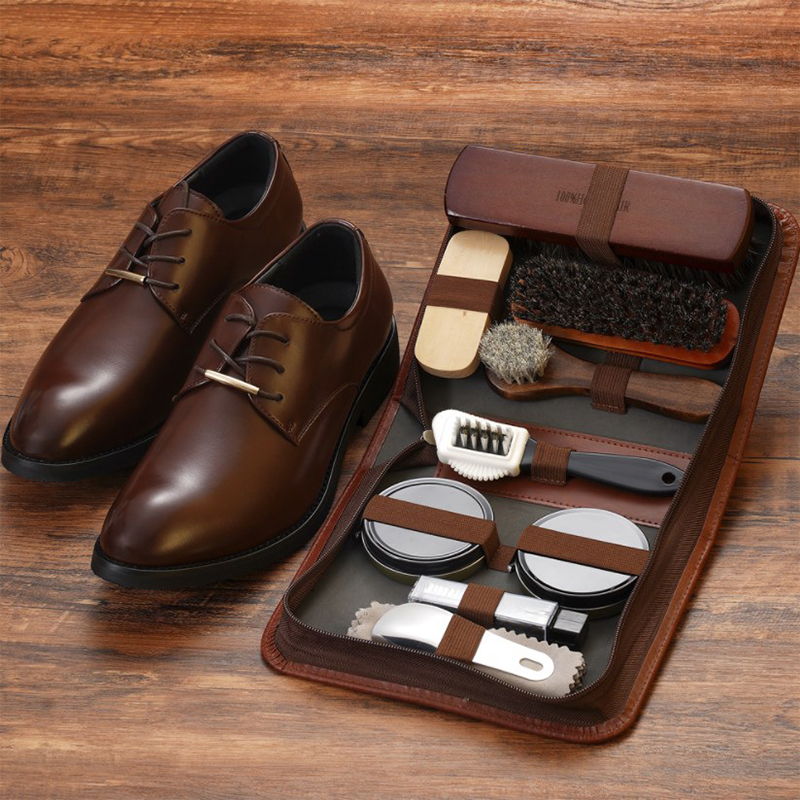 Set di spazzole per scarpe in  - Leather Shoe Polish recensione e prezzo