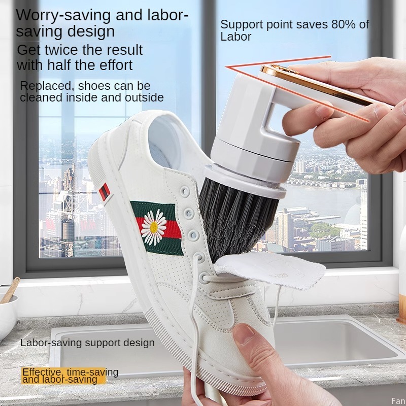 Spazzola per la pulizia elettr - Shoe Cleaning Brush recensione e prezzo